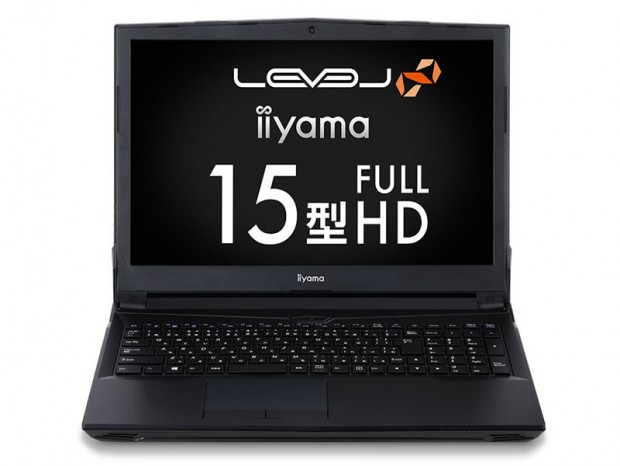 LEVEL∞、Core i7-8700とGeForce GTX 1060 6GB構成の15.6型フルHDノート