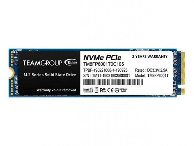 Team、最大容量1TBのエントリーNVMe M.2 SSD「MP33」シリーズ