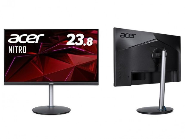 180Hz/1ms対応の23.8型フルHDゲーミング液晶ディスプレイ2機種がAcerから