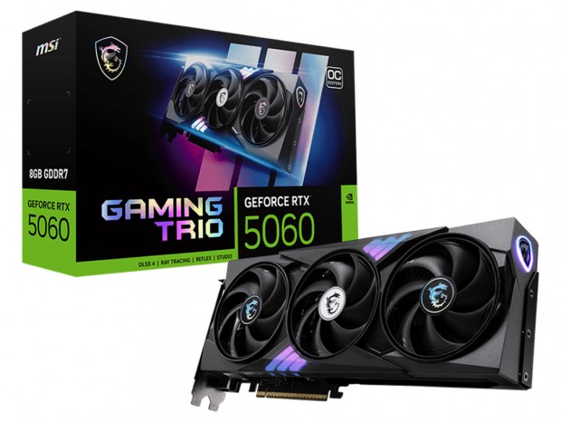 MSI「GeForce RTX 5060 8G GAMING TRIO OC」など計4モデルを20日1:00より順次発売
